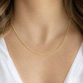 Lantisor aur 14K cubanez 1,5 mm DiAmanti KGDOC406L_45cm-AS